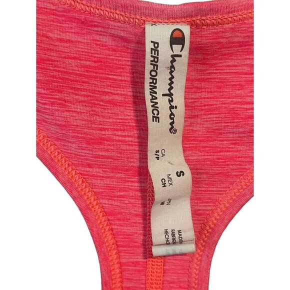 Champion Tank Top  Womens Small Salmon Duo Dry+ Sleeveless Running Gym Workout - Picture 4 of 6